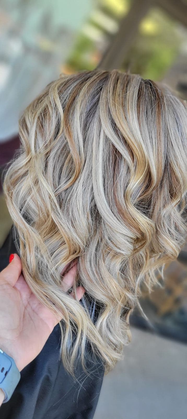 Ash blonde color